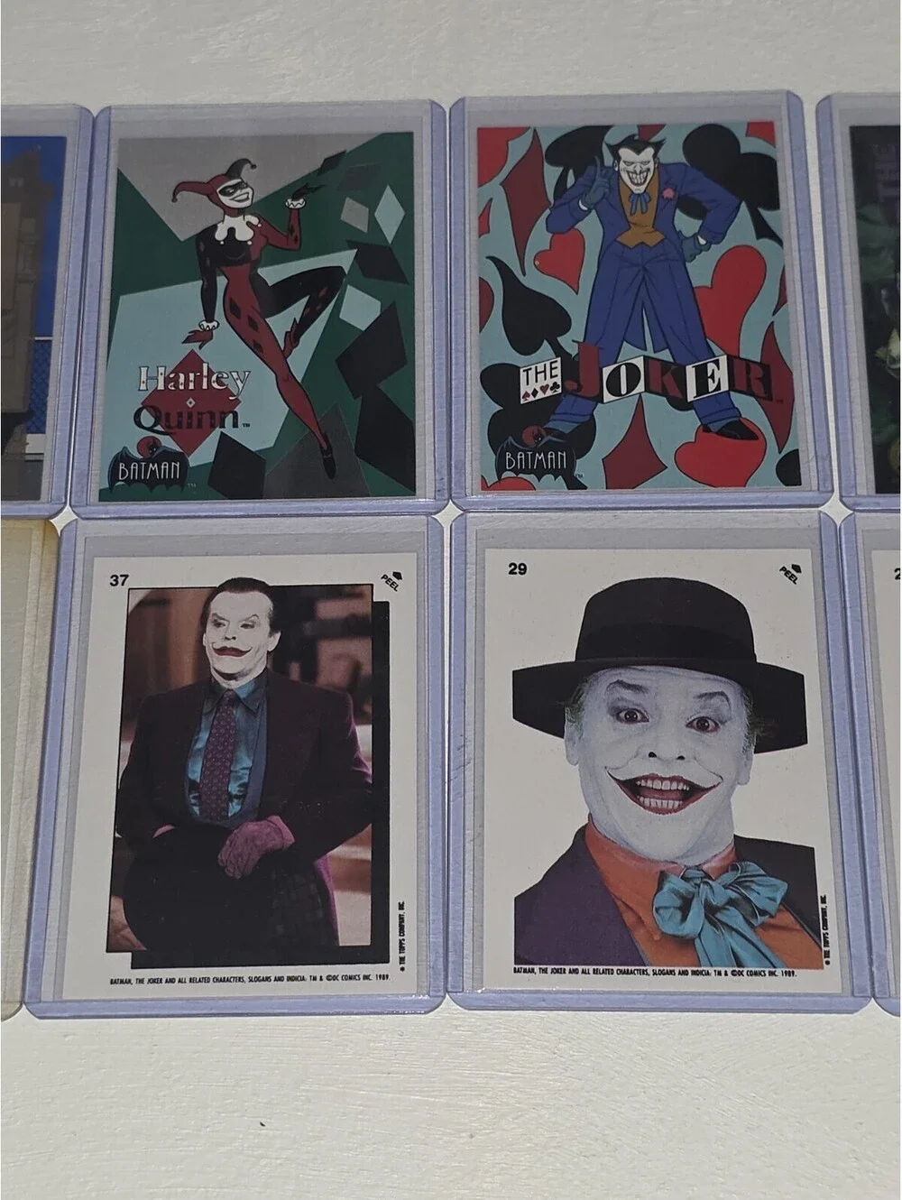 Batman Joker Harley Quinn ~ VTG SP INSERT ~ 24 Card LOT ~ DC Artist Proof Master
